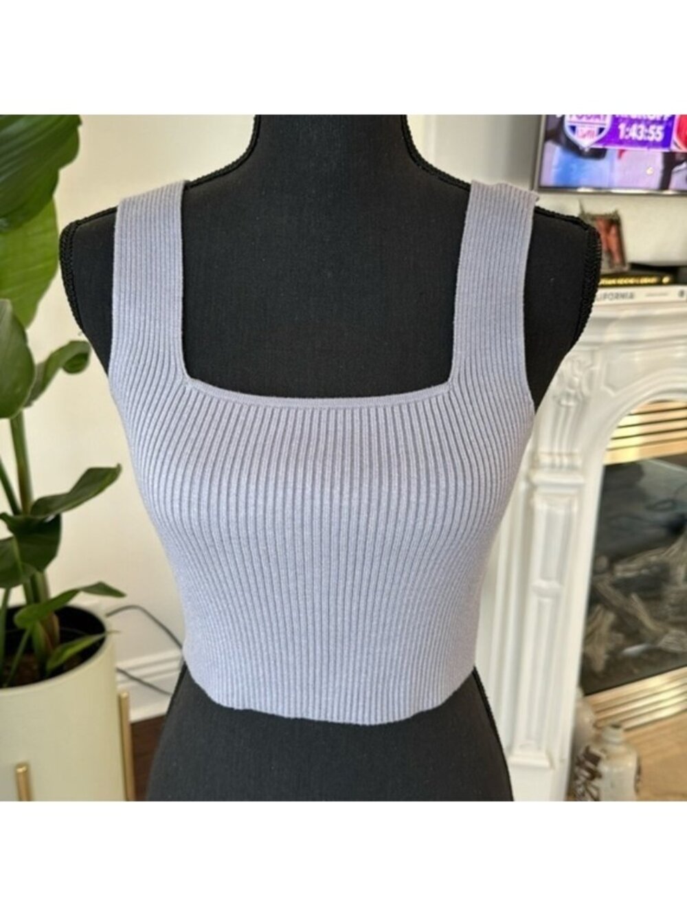 Knit crop top🆕
